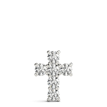 Lab-Grown Diamond Cross Necklace