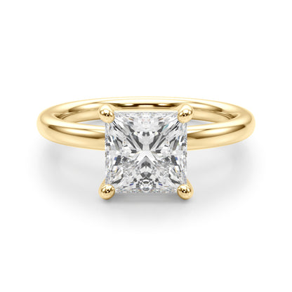 Princess Lab Diamond Engagement Ring