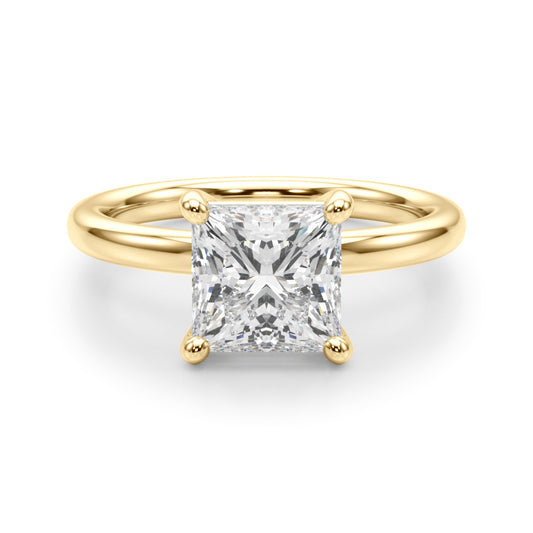 Princess Lab Diamond Engagement Ring