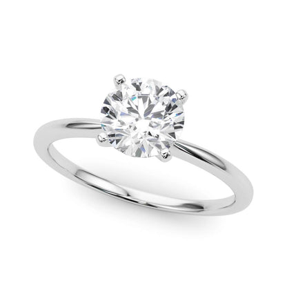 Round Solitaire Lab Diamond Engagement Ring