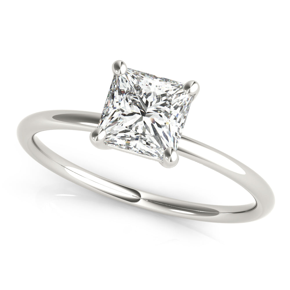 Princess Lab Diamond Engagement Ring