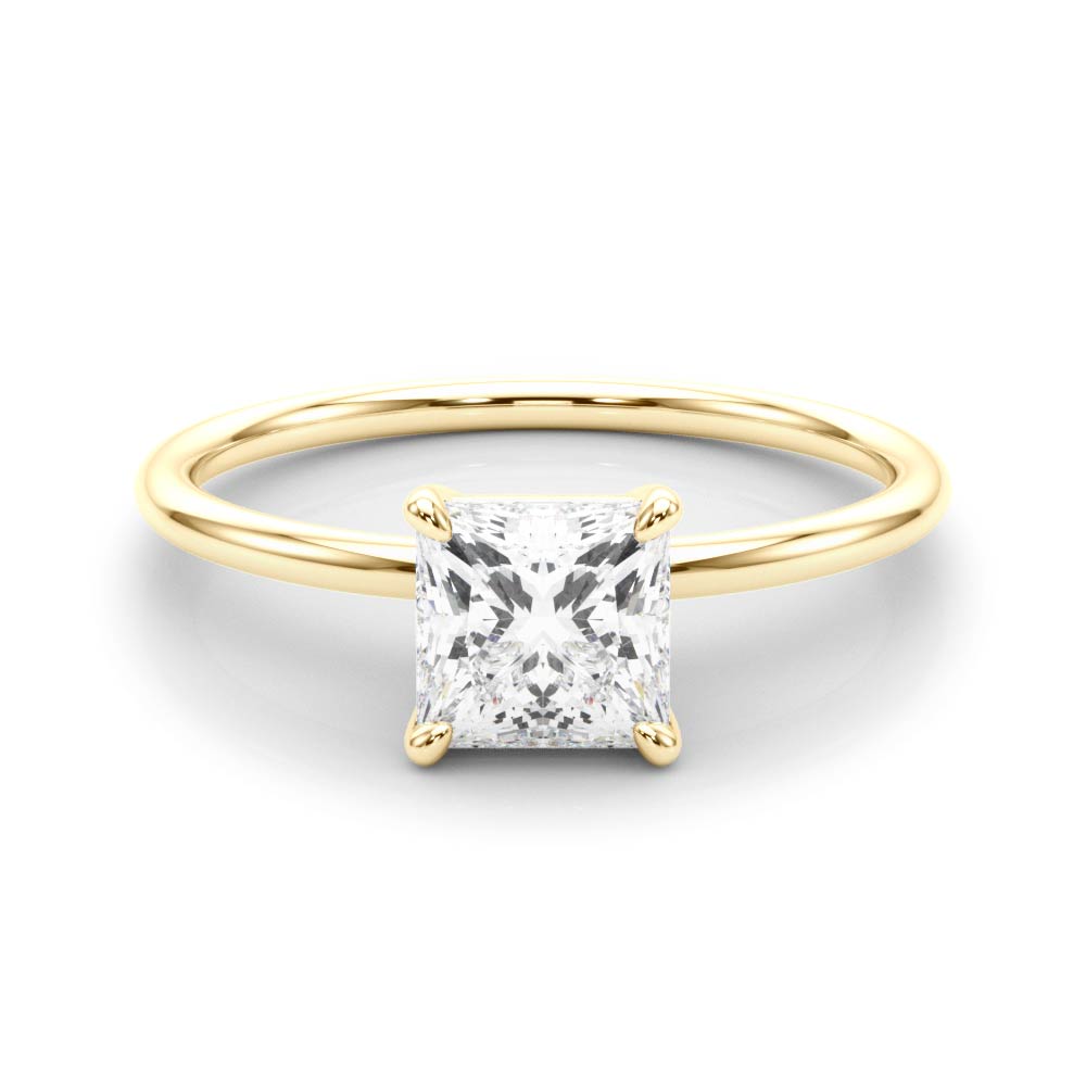 Princess Lab Diamond Engagement Ring