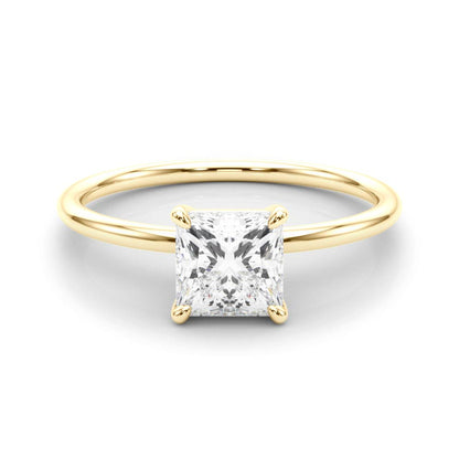 Princess Lab Diamond Engagement Ring