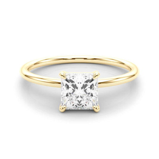 Princess Lab Diamond Engagement Ring