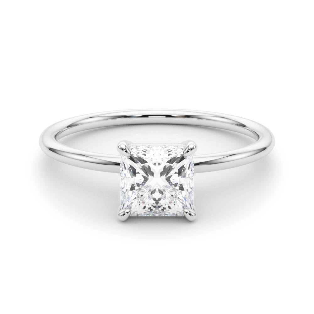 Princess Lab Diamond Engagement Ring