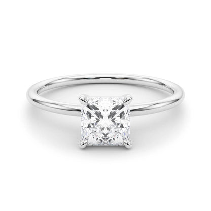 Princess Lab Diamond Engagement Ring