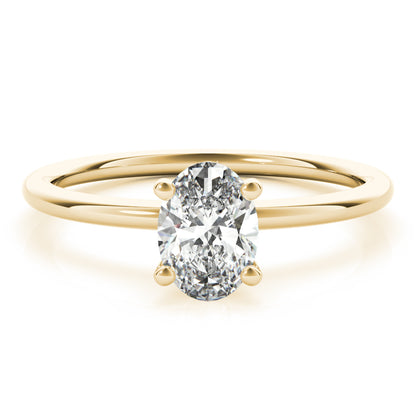 Oval Solitaire Engagement Ring