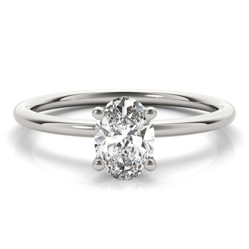 Oval Solitaire Engagement Ring