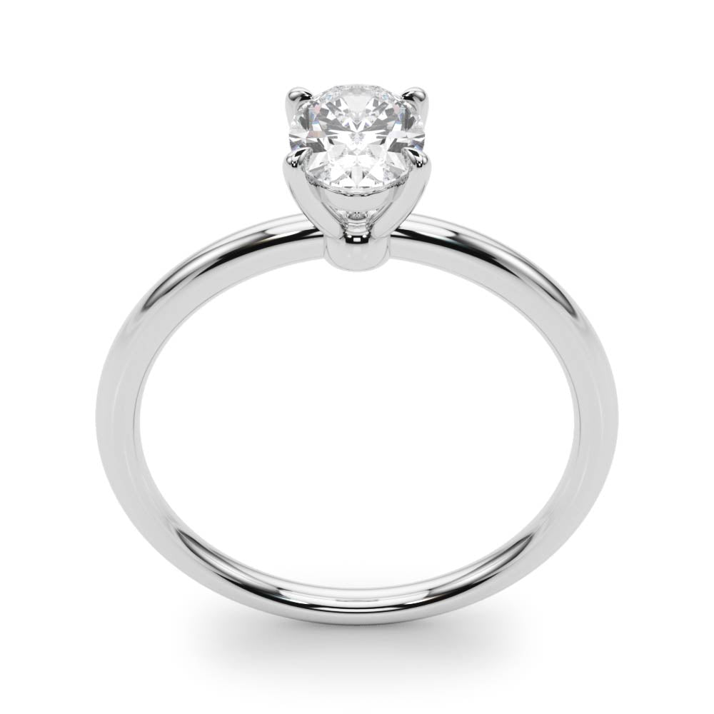 Oval Solitaire Engagement Ring