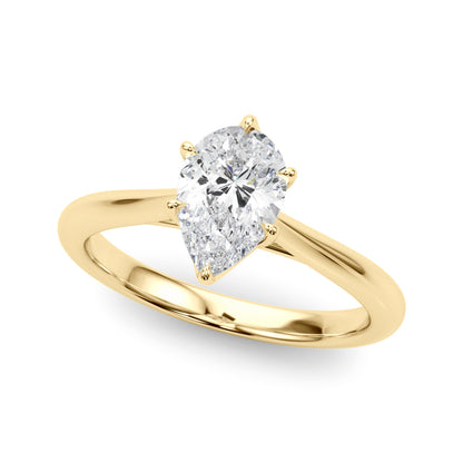 Pear Solitaire Engagement Ring