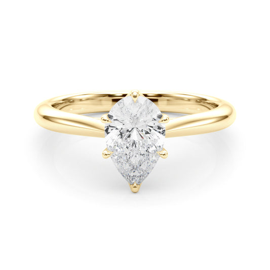 Pear Solitaire Engagement Ring