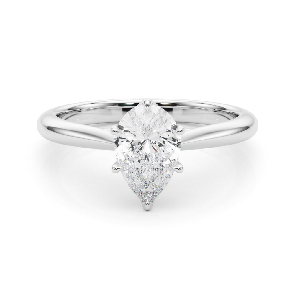 Pear Solitaire Engagement Ring