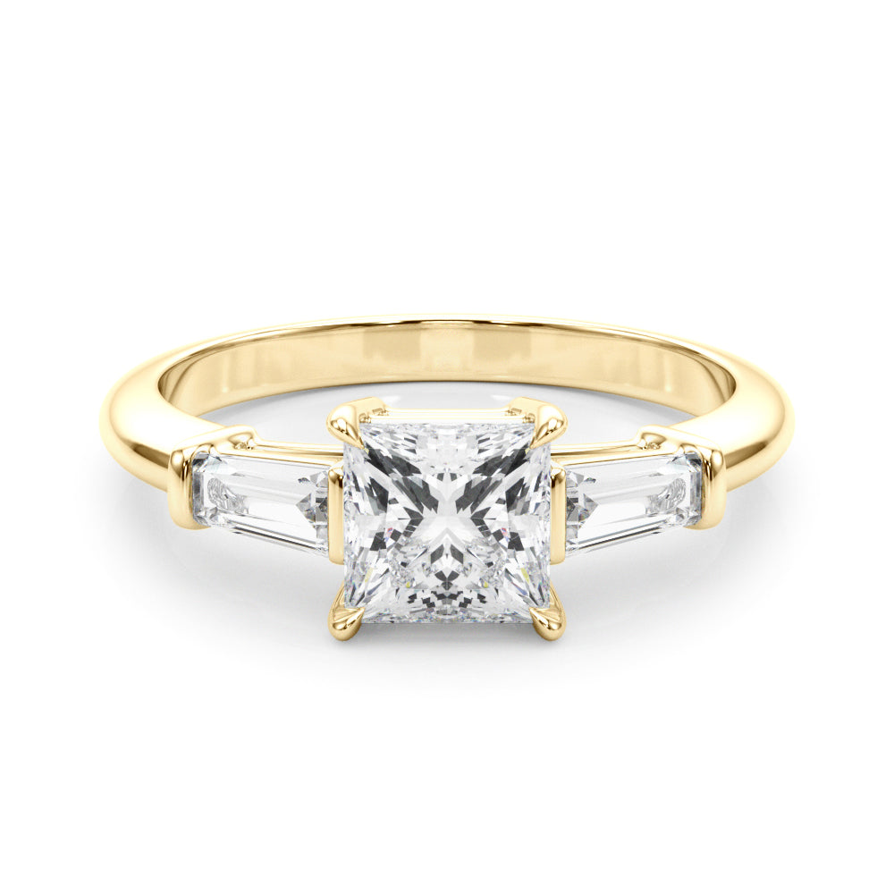 Three Stone Diamond Engagement Ring