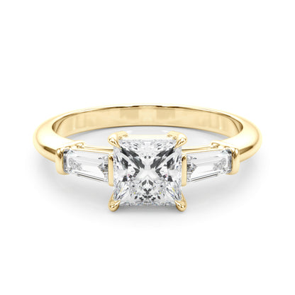 Three Stone Diamond Engagement Ring