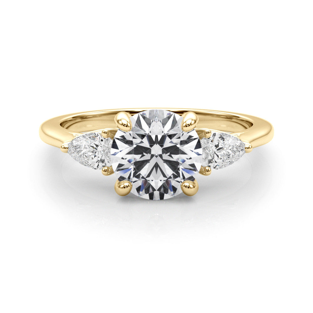 Three Stone Diamond Engagement Ring