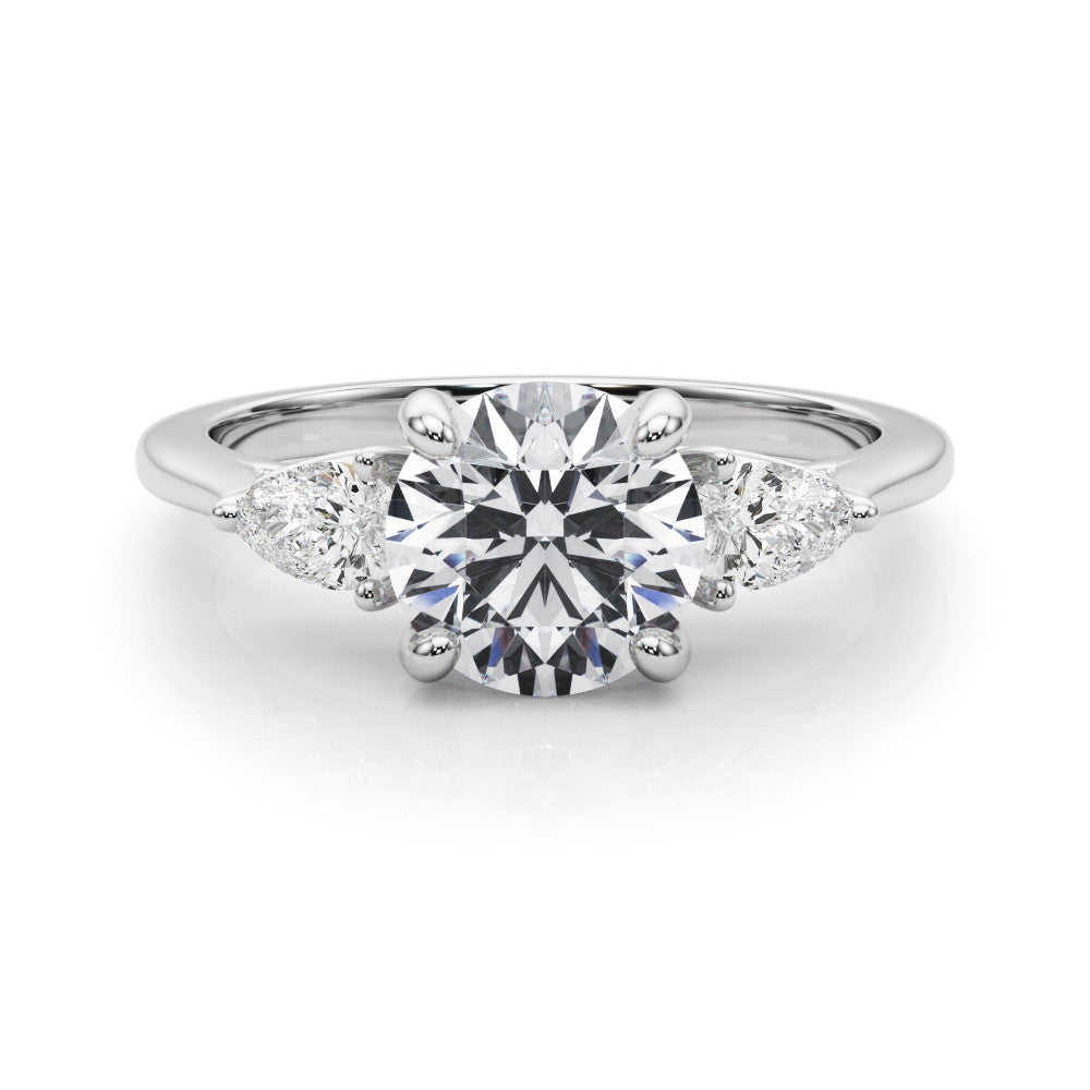 Three Stone Diamond Engagement Ring