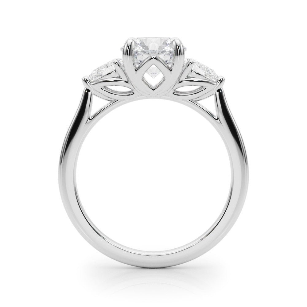 Three Stone Diamond Engagement Ring