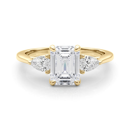 Three Stone Lab-Grown Diamond Engagement Ring