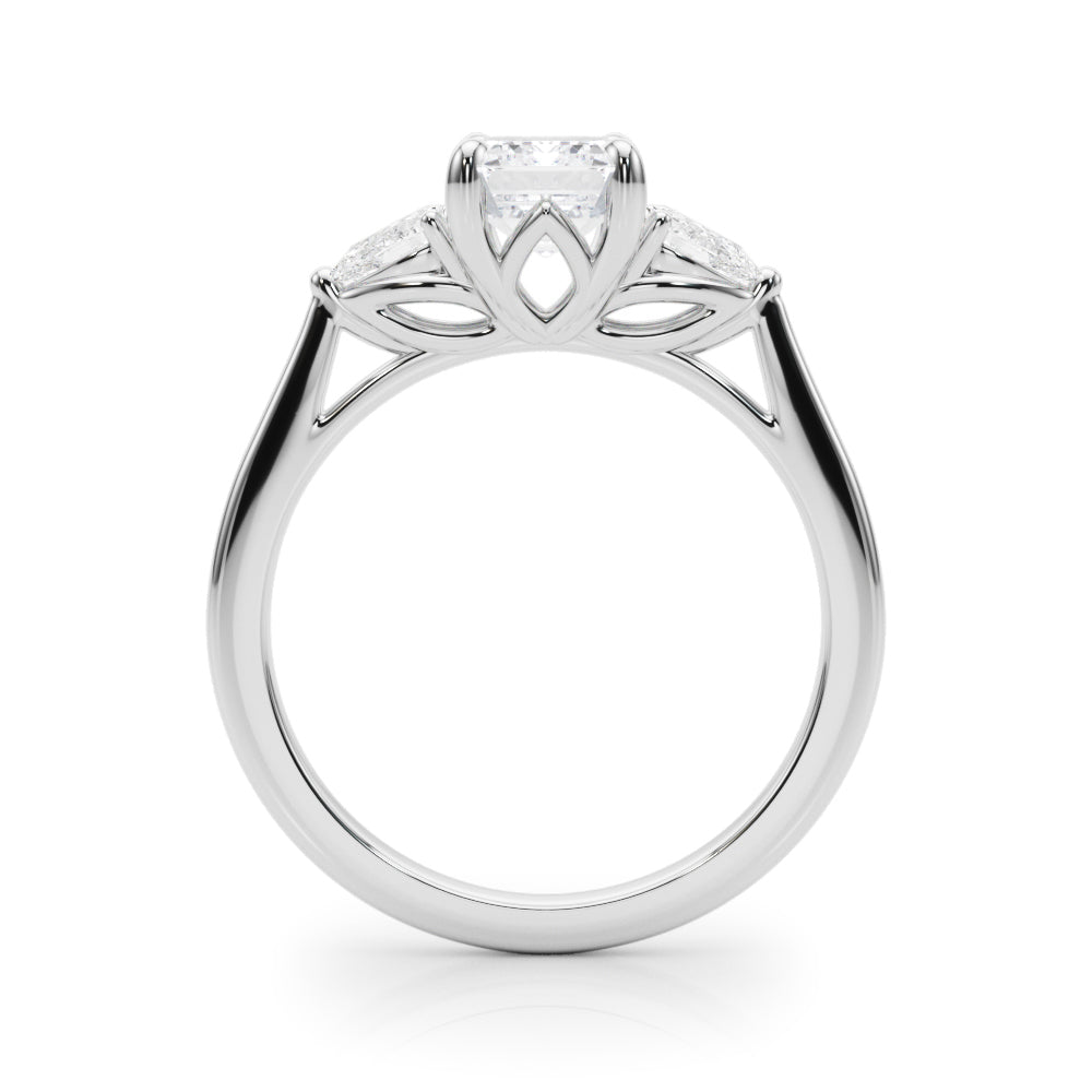 Three Stone Lab-Grown Diamond Engagement Ring