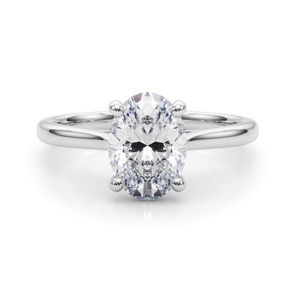 Oval Diamond Solitaire Engagement Ring