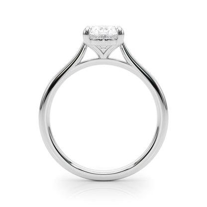 Oval Diamond Solitaire Engagement Ring