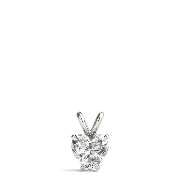 Heart Shaped Diamond Pendant Necklace Lab-Grown Diamond Karat Designs