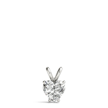 Heart Shaped Diamond Pendant Necklace