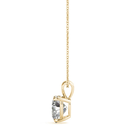 Heart Shaped Diamond Pendant Necklace