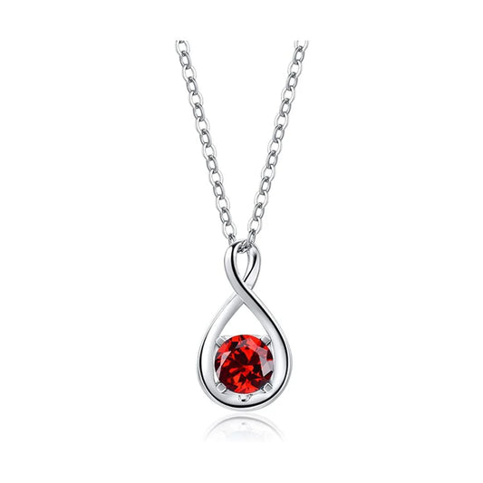 January Birthstone Garnet Pendant