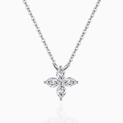 Marquise Moissanite Floral Pendant Moissanite Karat Designs