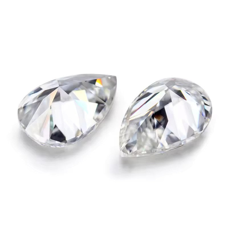 Pear Cut Moissanite Loose Stone