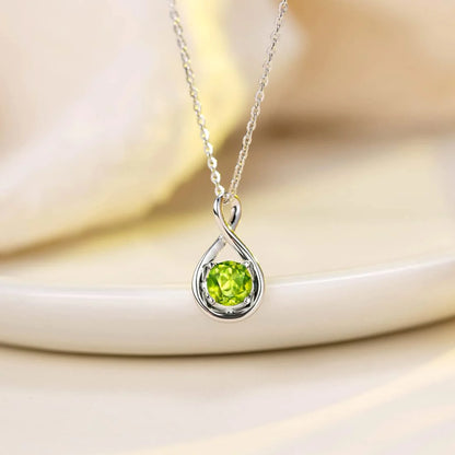 August Birthstone Peridot Pendant