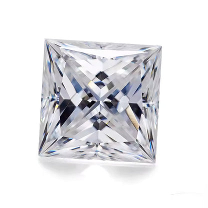 Princess Square Cut Moissanite Loose