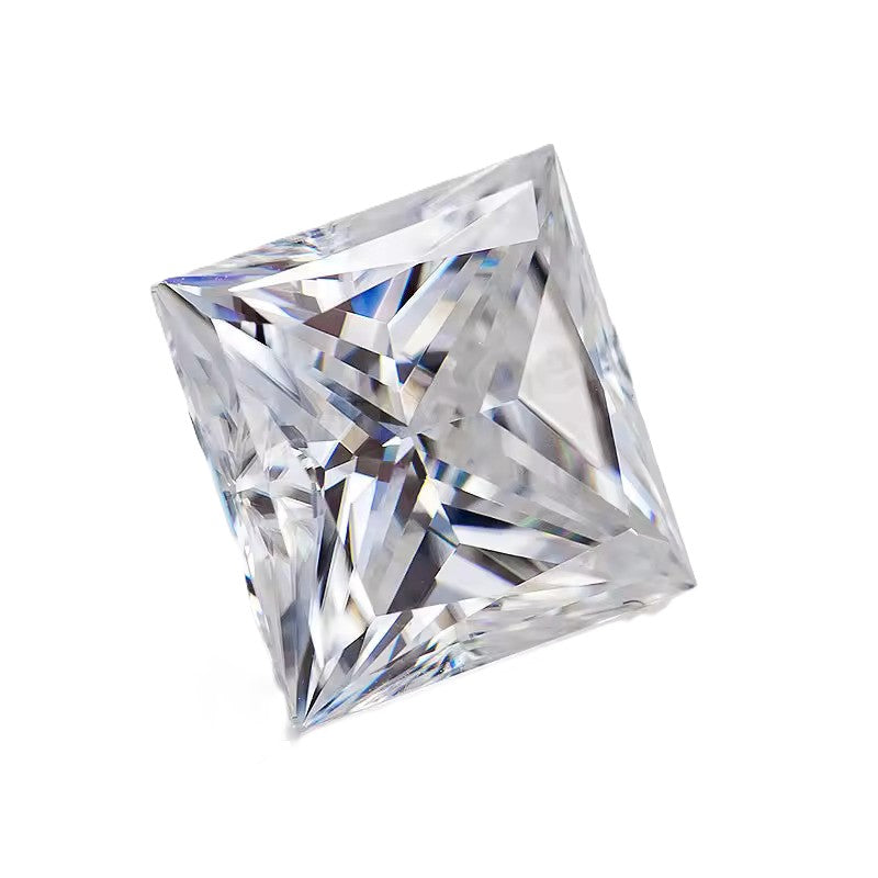 Princess Square Cut Moissanite Loose