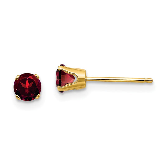 Garnet Stud Earrings