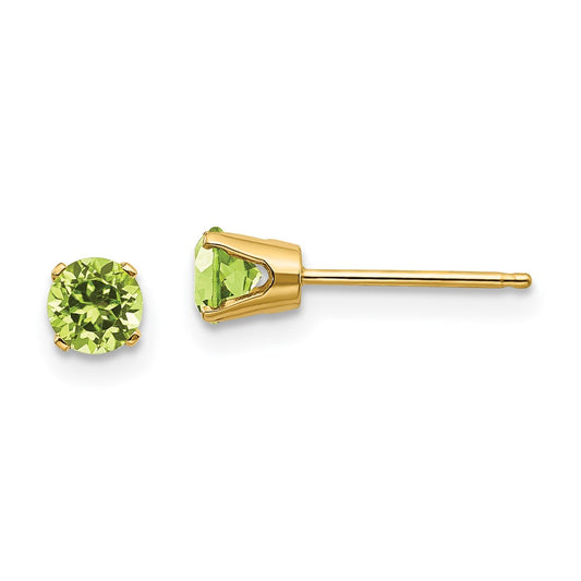 Peridot Stud Earrings